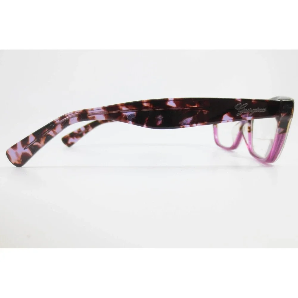 Georgina 721 Purple Tortoise Eyeglass Frames 54-16-135 Rectangular Glasses